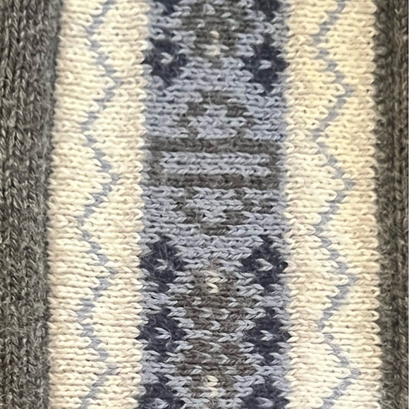 HARLEY DAVIDSON ZIP SWEATER MEDIUM GREY KNIT LOGO ON SLEEVES. - Picture 4 of 11